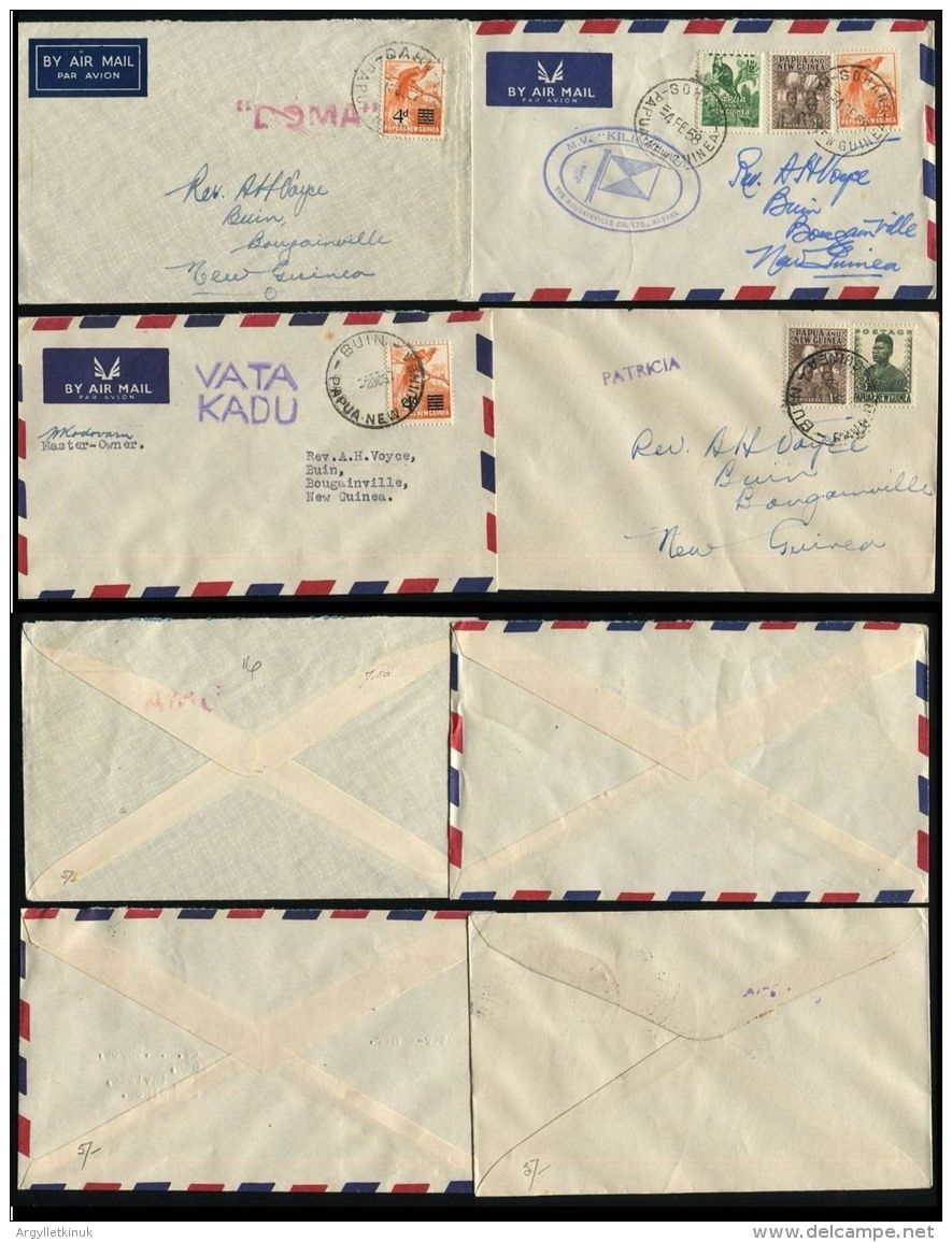 PAPUA NEW GUINEA SHIP MAIL COLLECTION BOUGAINVILLE SOLOMON ISLANDS MISSIONARY - Papua New Guinea