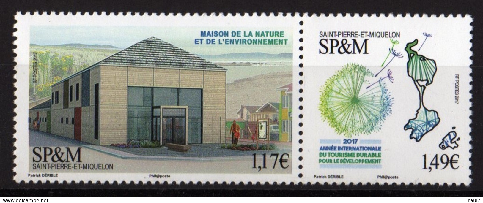 St Pierre Et Miquelon 2017 - Environnement - 2 Val Neufs // Mnh - Unused Stamps