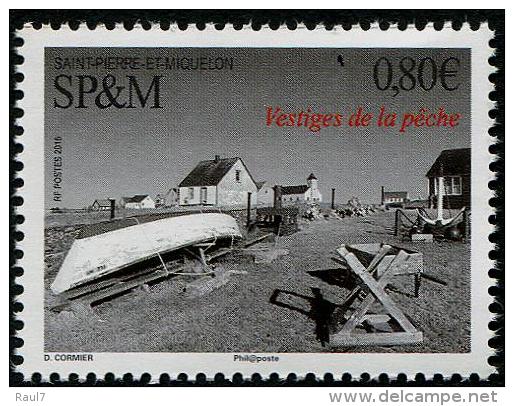 St Pierre Et Miquelon 2016 - Vestiges De La Pêche - 1val Neufs // Mnh - Neufs