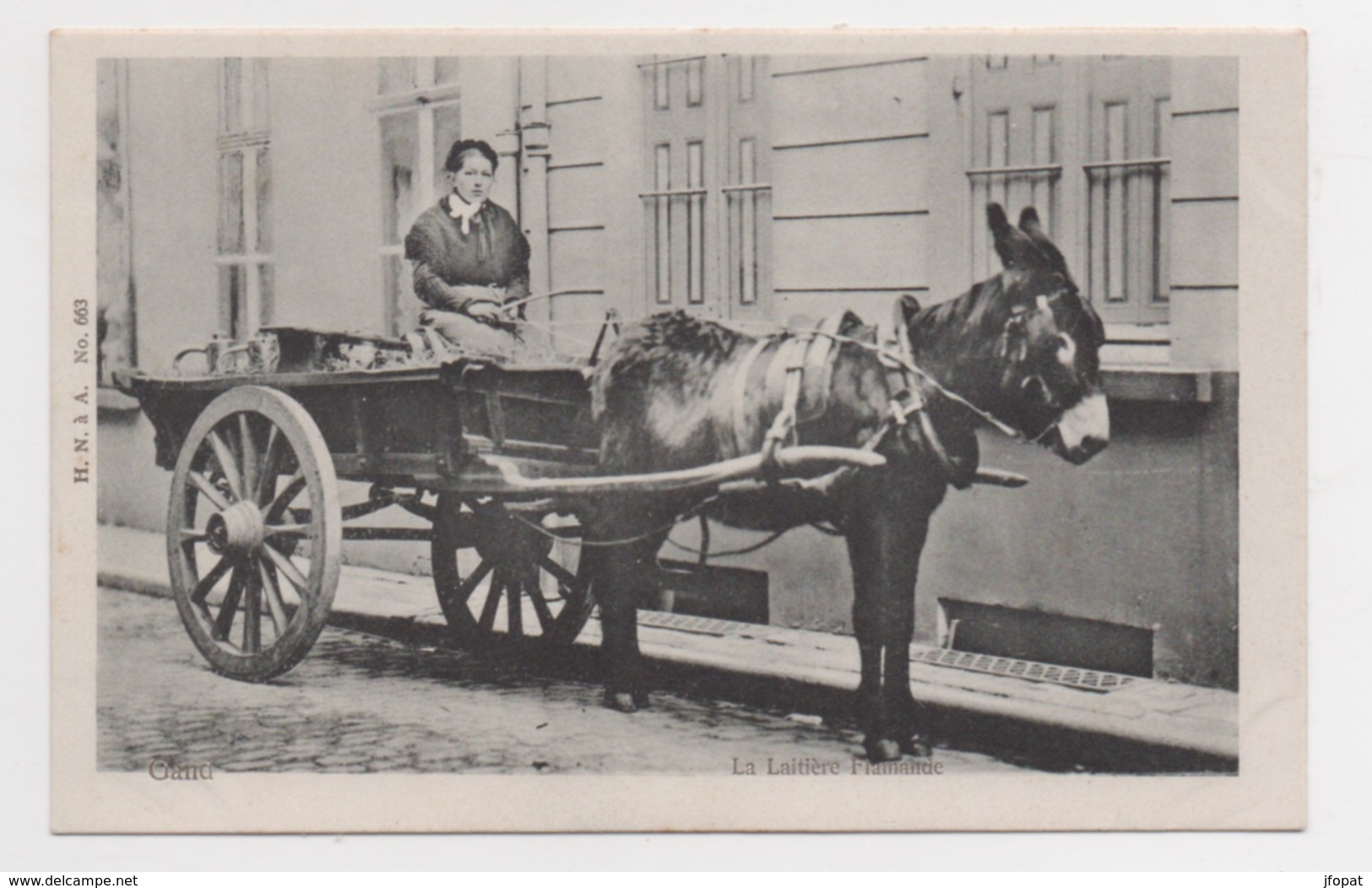 BELGIQUE - GAND La Laitière Flamande, Pionnière - Gent