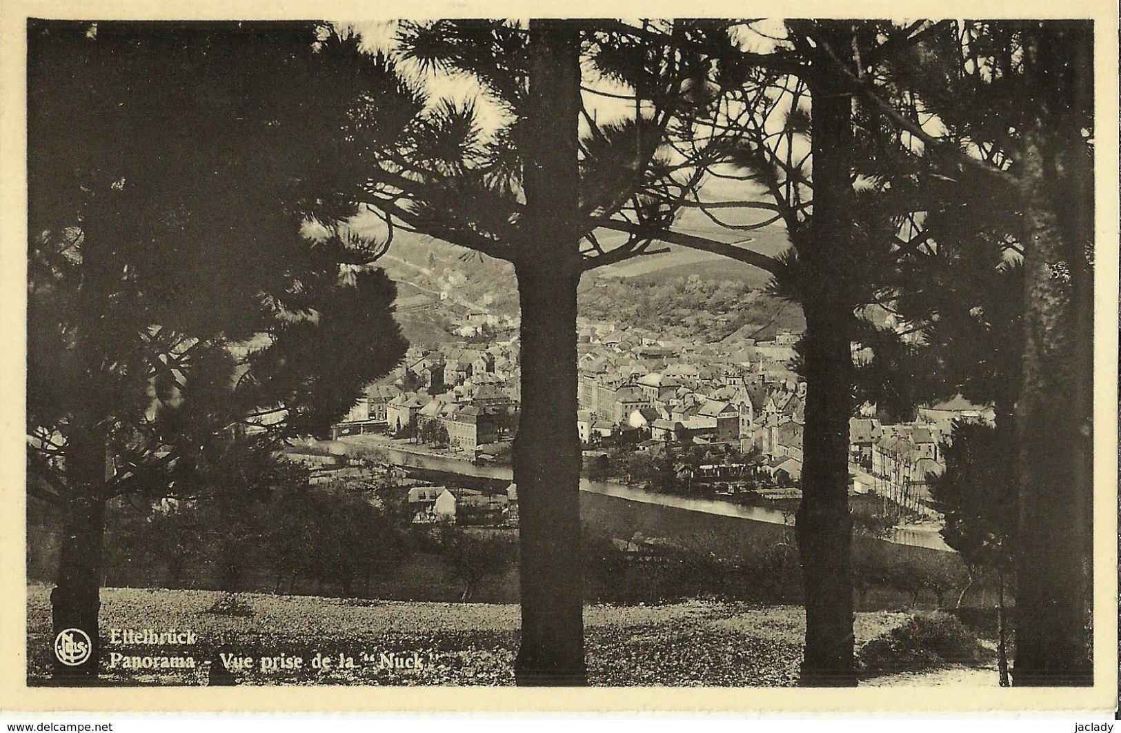 Ettelbrück  -- Panorama - Vue Prise De La Nuck.    ( 2 Scans) - Ettelbruck