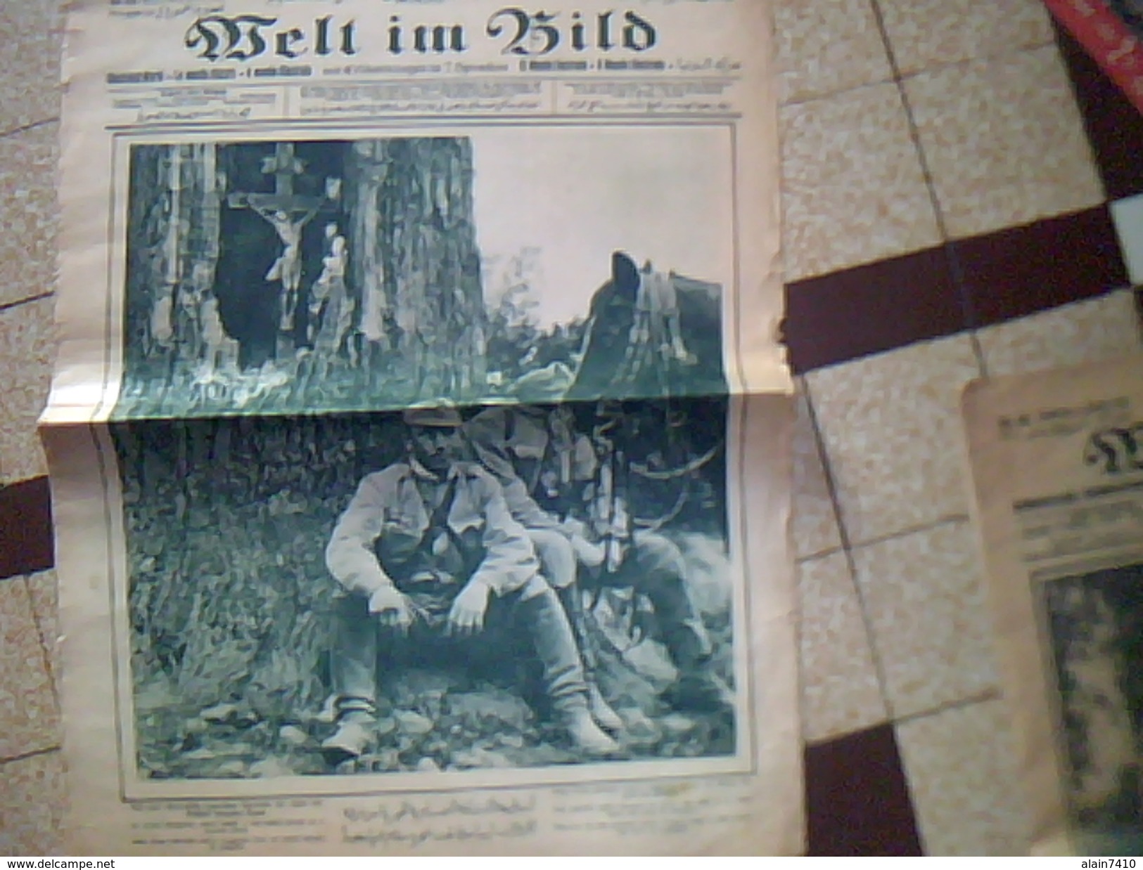 Militaria.1914/1919  Journal De Guerre Allemand WELT IM BILD  23 Juin 1915    Ecrit En Plusieurs Langues - Allemand