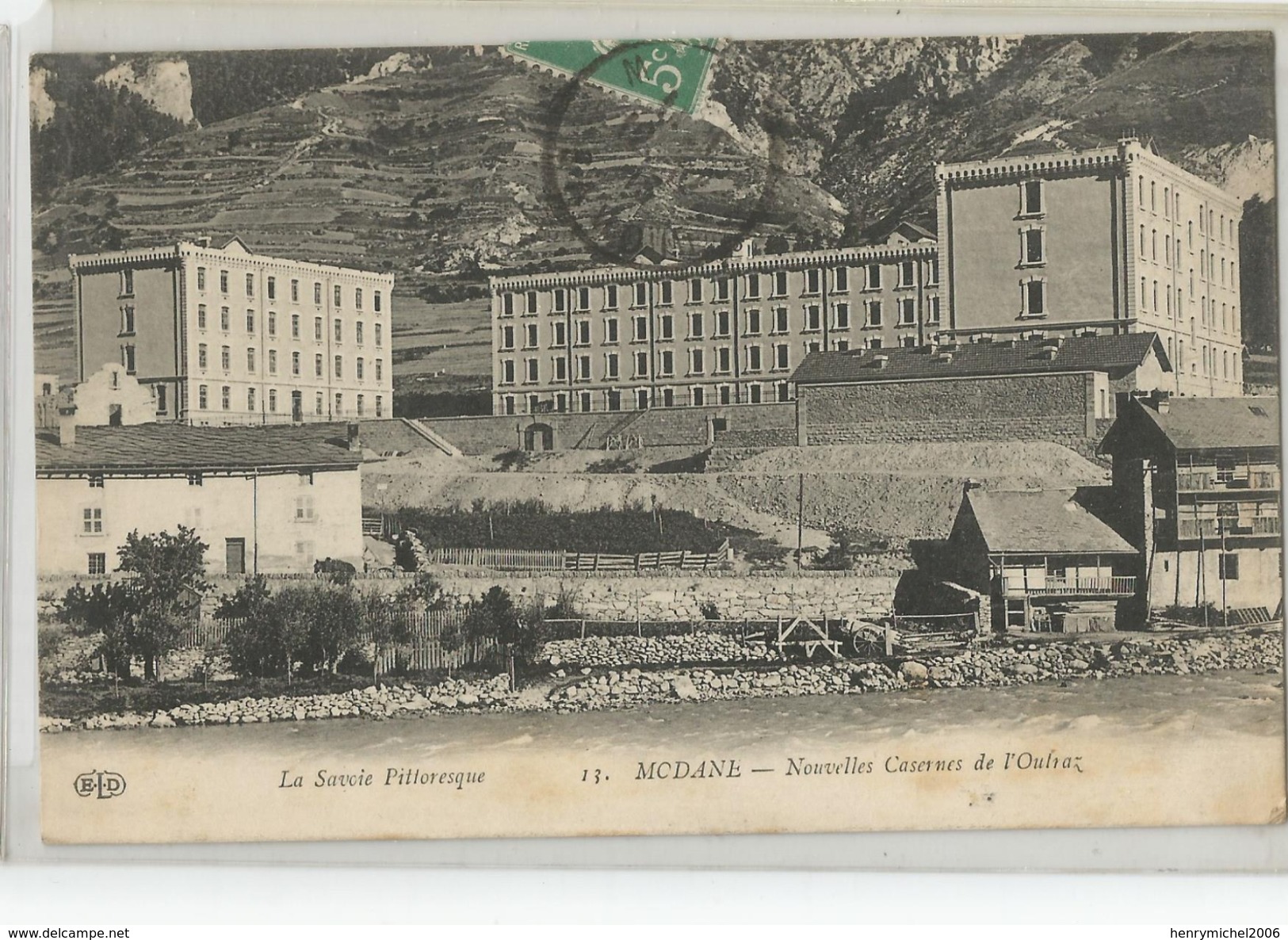 73 - Savoie - Modane Nouvelles Casernes De L'outraz 1915 - Modane