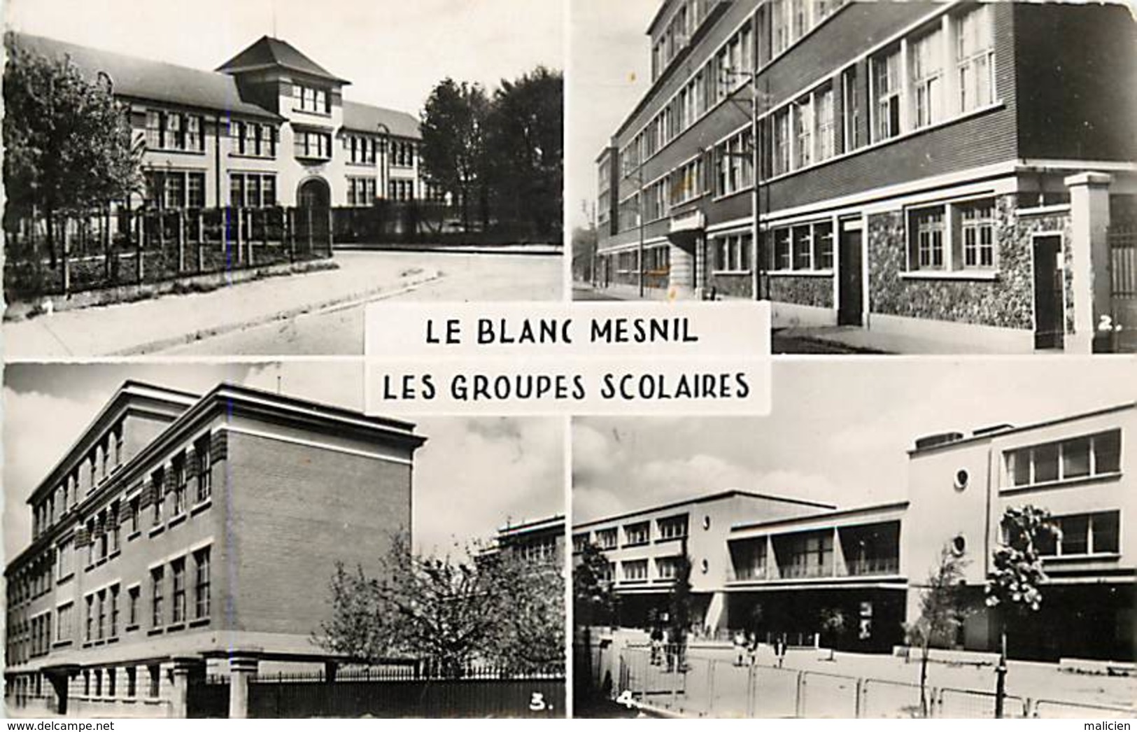 -dpts Div. -ref-NN02- Seine Saint Denis - Le Blanc Mesnil -groupes Scolaires - Souvenir De..-multi Vues- Ecoles - Ecole - Le Blanc-Mesnil