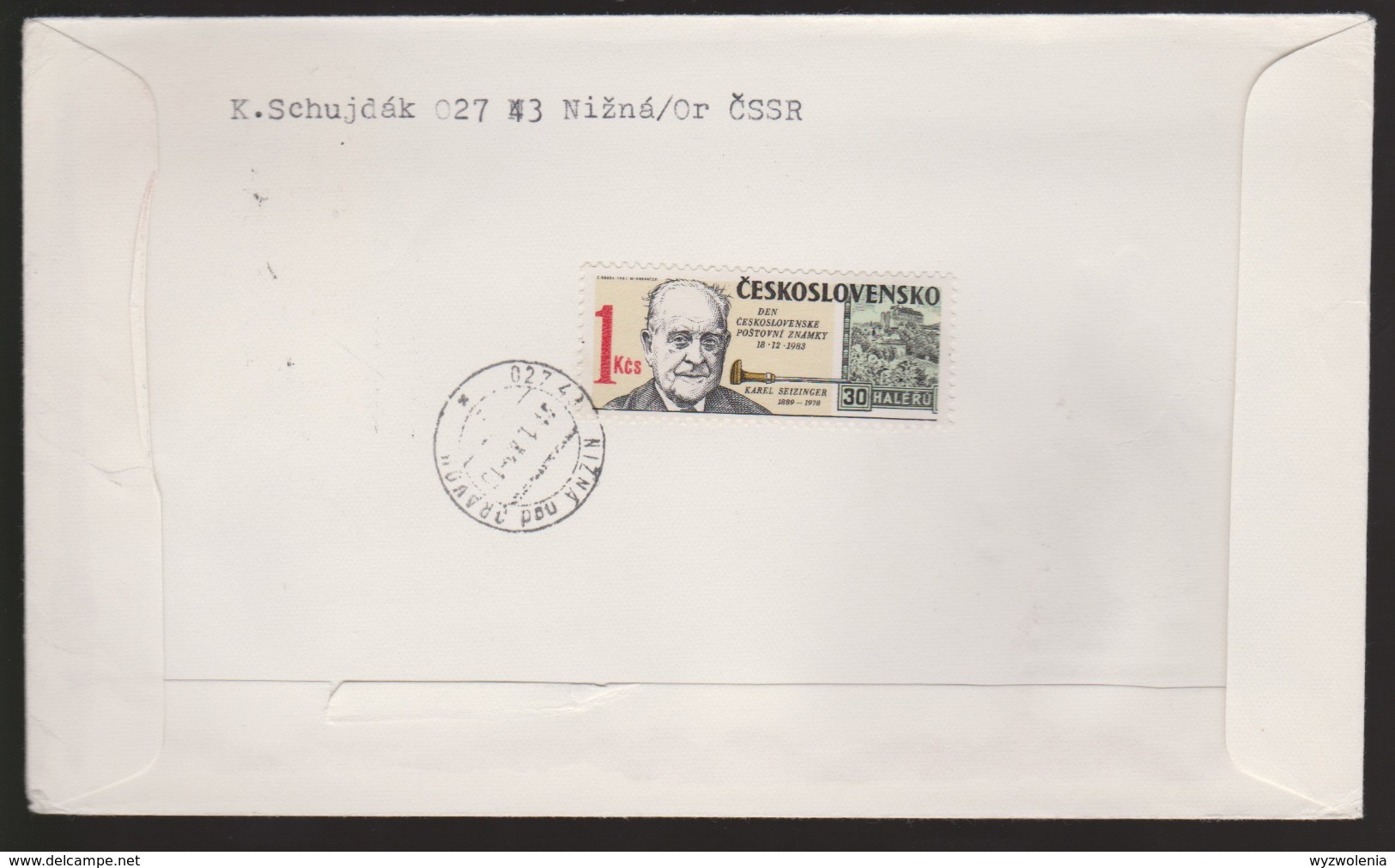 M 426) CSSR 1983 Mi# 2738 FDC Gel.: Genius, Gemälde Von Vojtech Hynais, Maler - Sonstige & Ohne Zuordnung