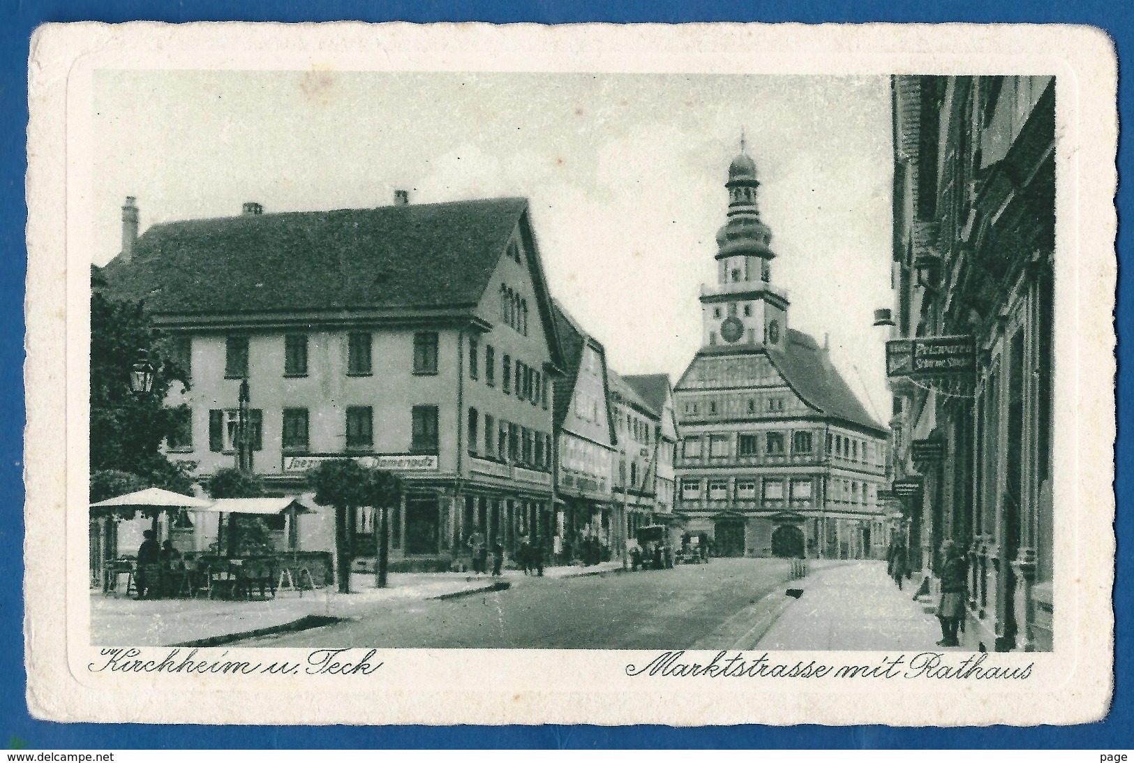 Kirchheim Unter Teck, Marktstrasse Mit Rathaus,ca.1915-1925 - Kirchheim