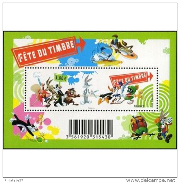 France Feuillet N°4341 Fête Du Timbre. Looney Tunes - Autres & Non Classés