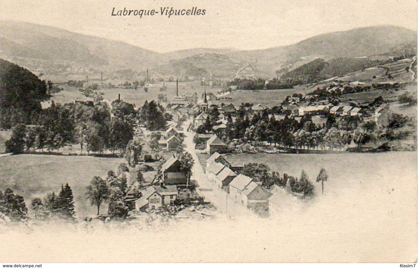 CPA - LABROQUE (67) - La Broque-Vipucelles , Aspect De La Rue Principale En 1900 - La Broque