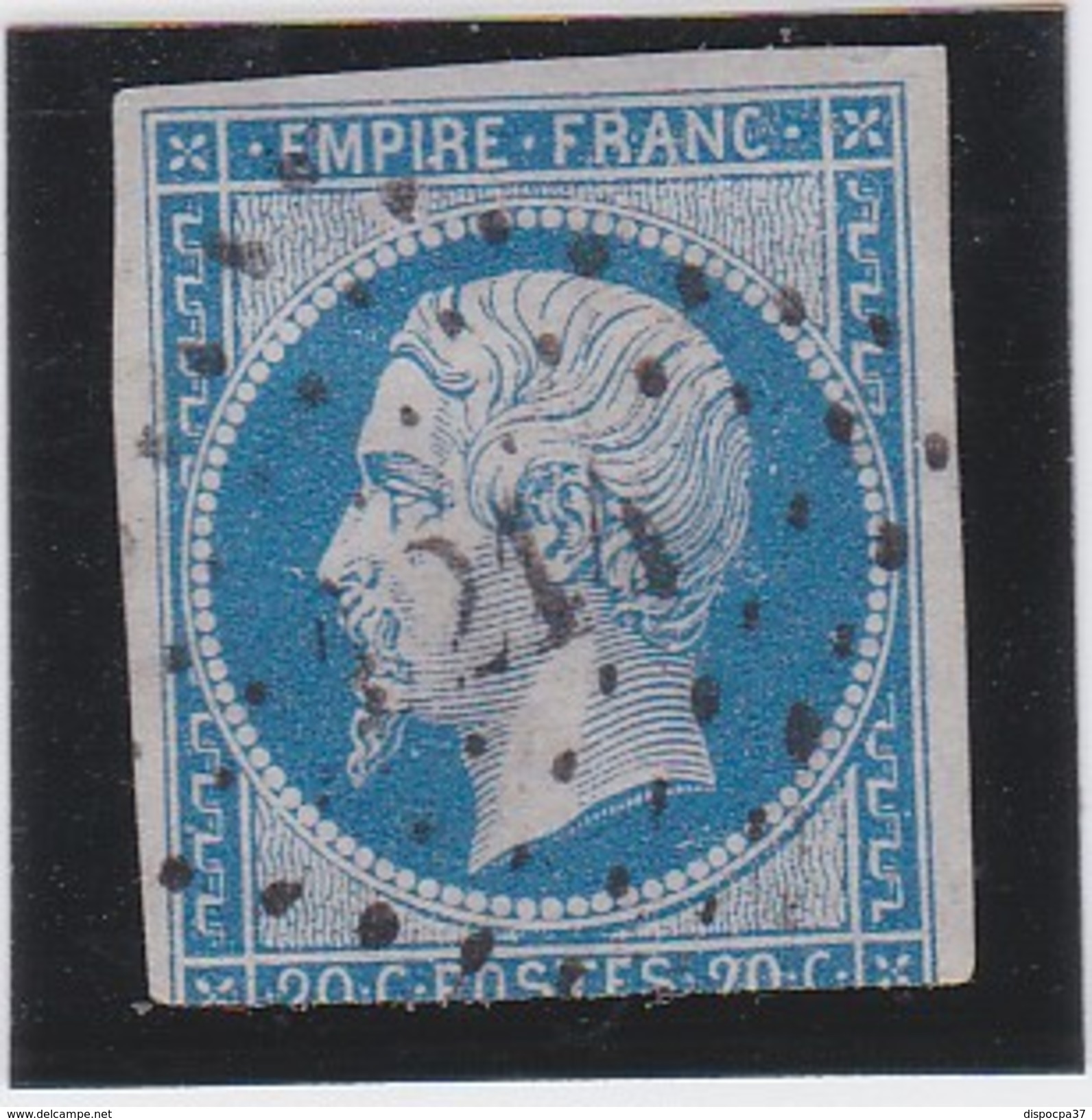 N° 14 A    PC 1214   ETAMPES   /  SEINE ET OISE  -    REF JC    + VARIETE - 1853-1860 Napoléon III.