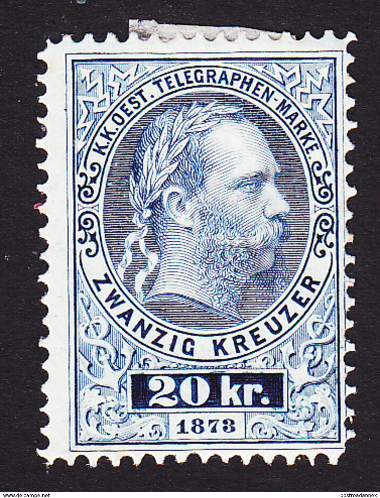 Austria, Scott #Telegraph, Mint Hinged, Franz Josef, Issued 1873 - Telegraph