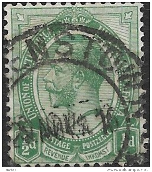 SOUTH AFRICA 1913 George V - 1/2d. - Green FU - Used Stamps