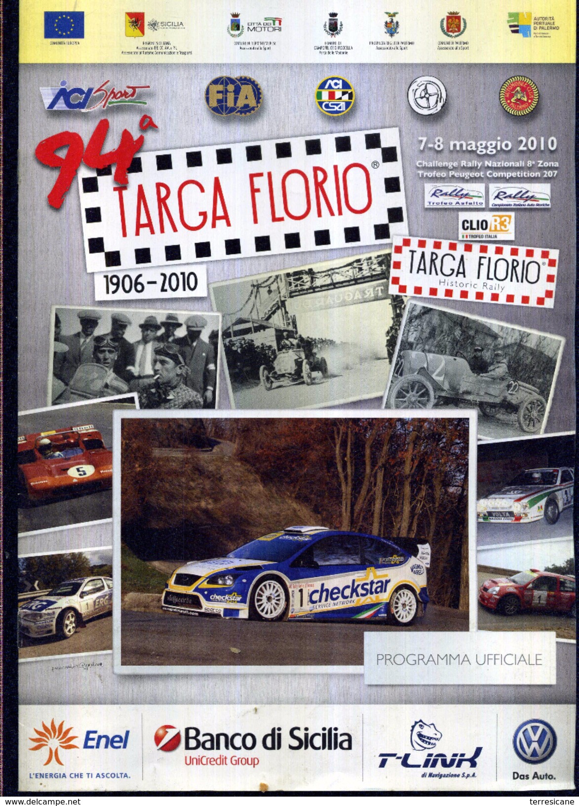 X Numero Unico 96 TARGA FLORIO 2012 IRC RALLY CHALLENGE IRCSERIES EVENTS - Motori