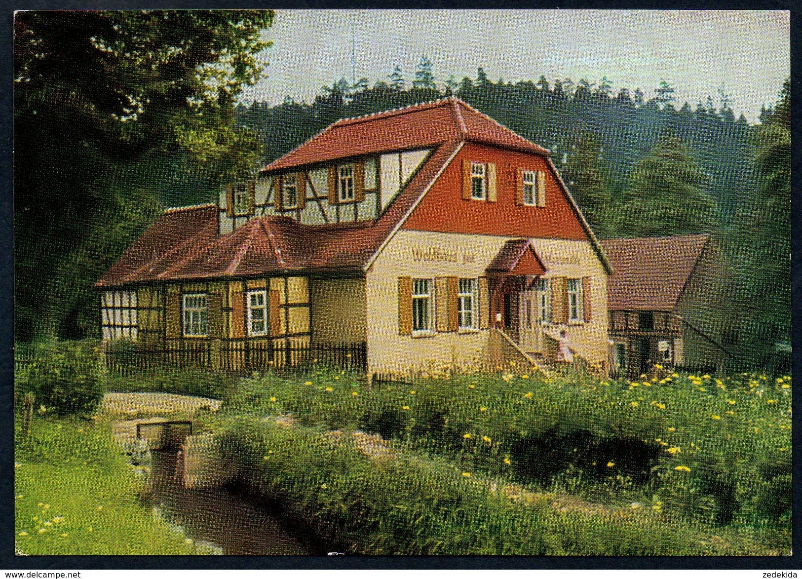 A1150 - Alte Ansichtskarte - Waldhaus Meuschkensmühle Mühle Gaststätte Gasthaus - N. Gel TOP - Bei Bad Klosterlausnitz - Bad Klosterlausnitz