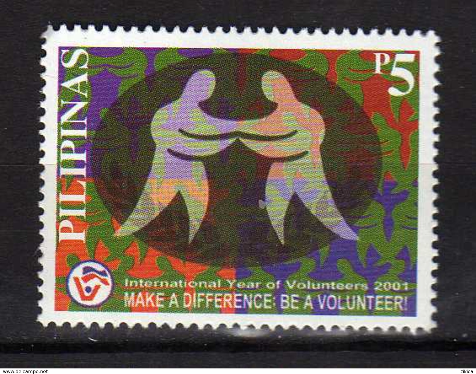 Philippines 2001 International Year Of Volunteers.MNH - Philippines