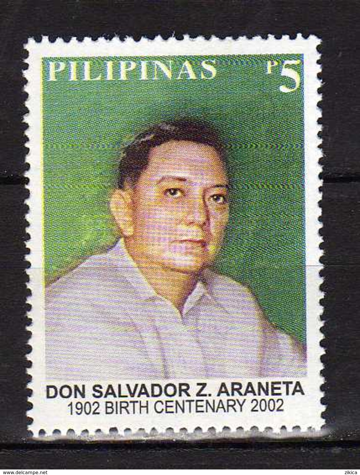 Philippines 2002 The 100th Ann.of The Birth Of Salvador Araneta (Nationalist Politician And Philanthropist).MNH - Philippines