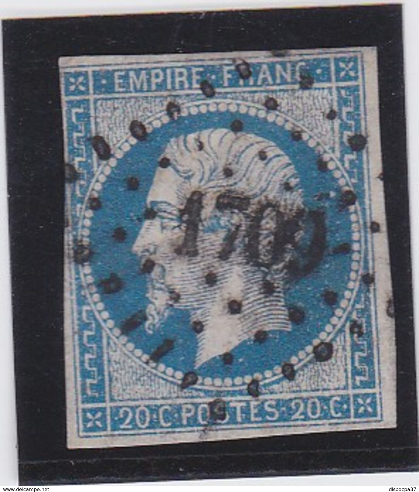 N° 14 A    PC 1709   LEZIGNAN   /  AUDE  -    REF JC + VARIETE - 1853-1860 Napoléon III.