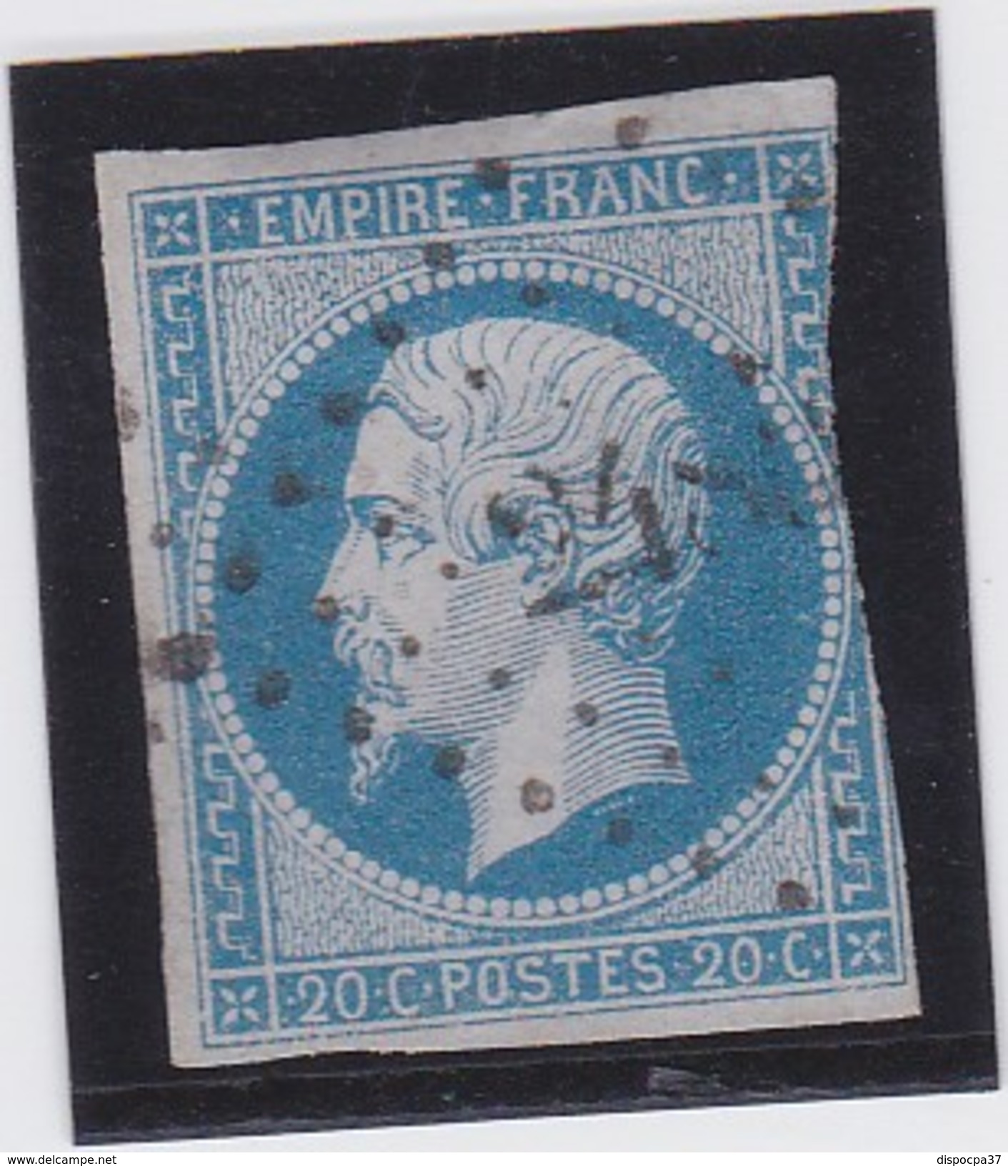 N° 14 A    PC 2485   POMPIDOU   /  LOZERE   -    REF JC  INDICE 13  COTE 100&euro; - 1853-1860 Napoléon III.