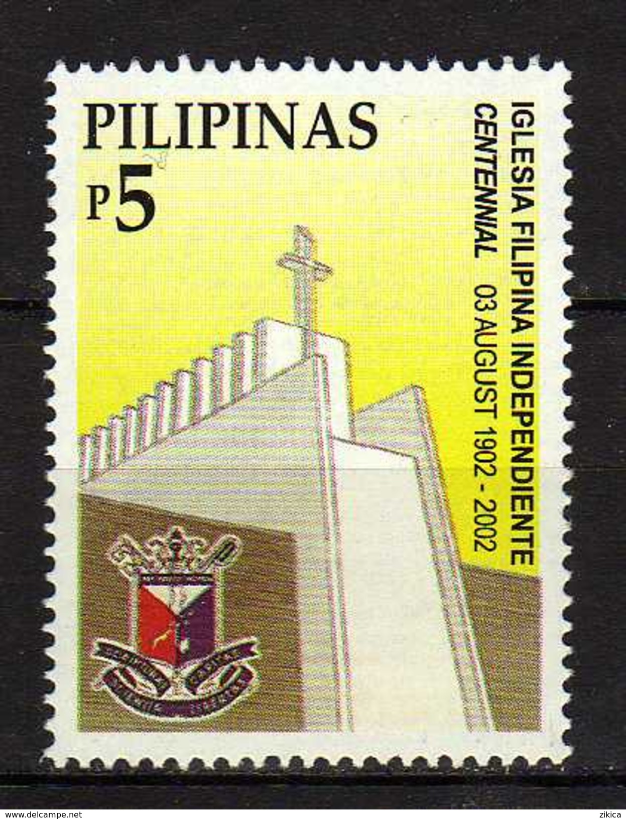 Philippines 2002 The 100th Anniversary Of Iglesia Filipina Independiente (Religious Movement).MNH - Philippines