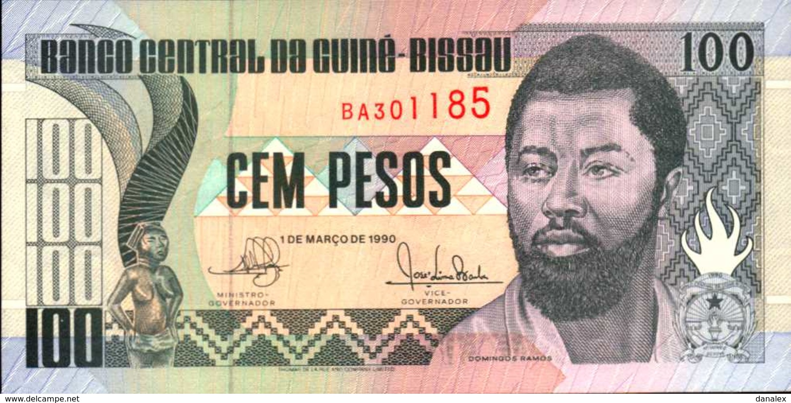 GUINEE BISSAU 100 PESOS Du 1-3-1990  Pick 11  UNC/NEUF - Guinea-Bissau