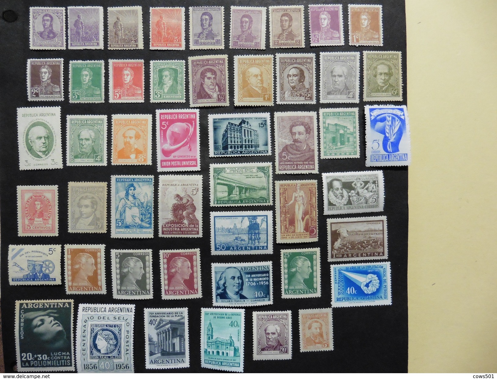 Argentine : 47 Timbres Neufs - Collections, Lots & Séries