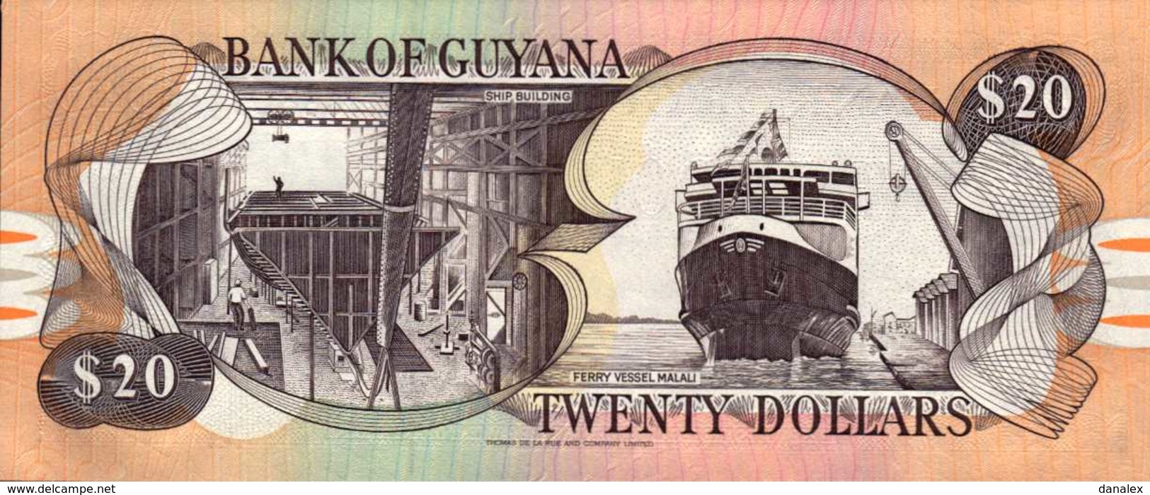 GUYANA 20 DOLLARS De 1996nd  Pick 30  UNC/NEUF - Guyana