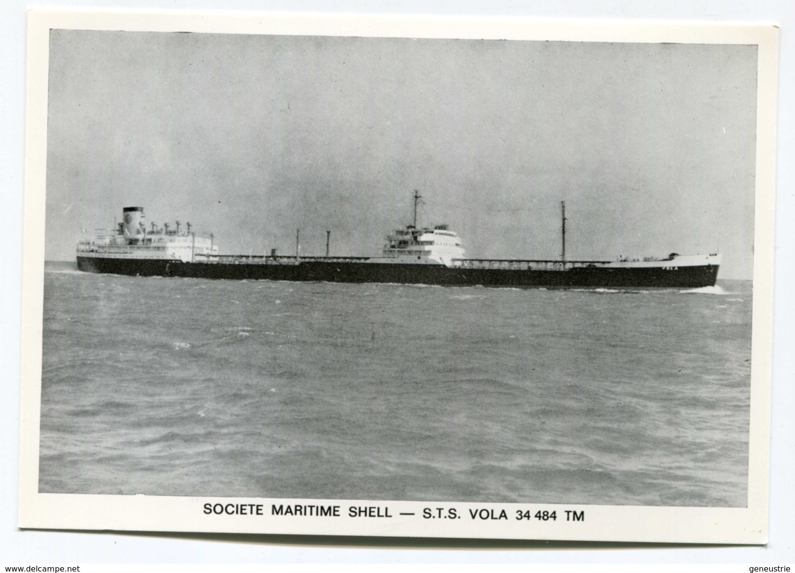 Post Card Ship-owner Shell - Oil Tanker "S.T.S. Vola" - Tankers