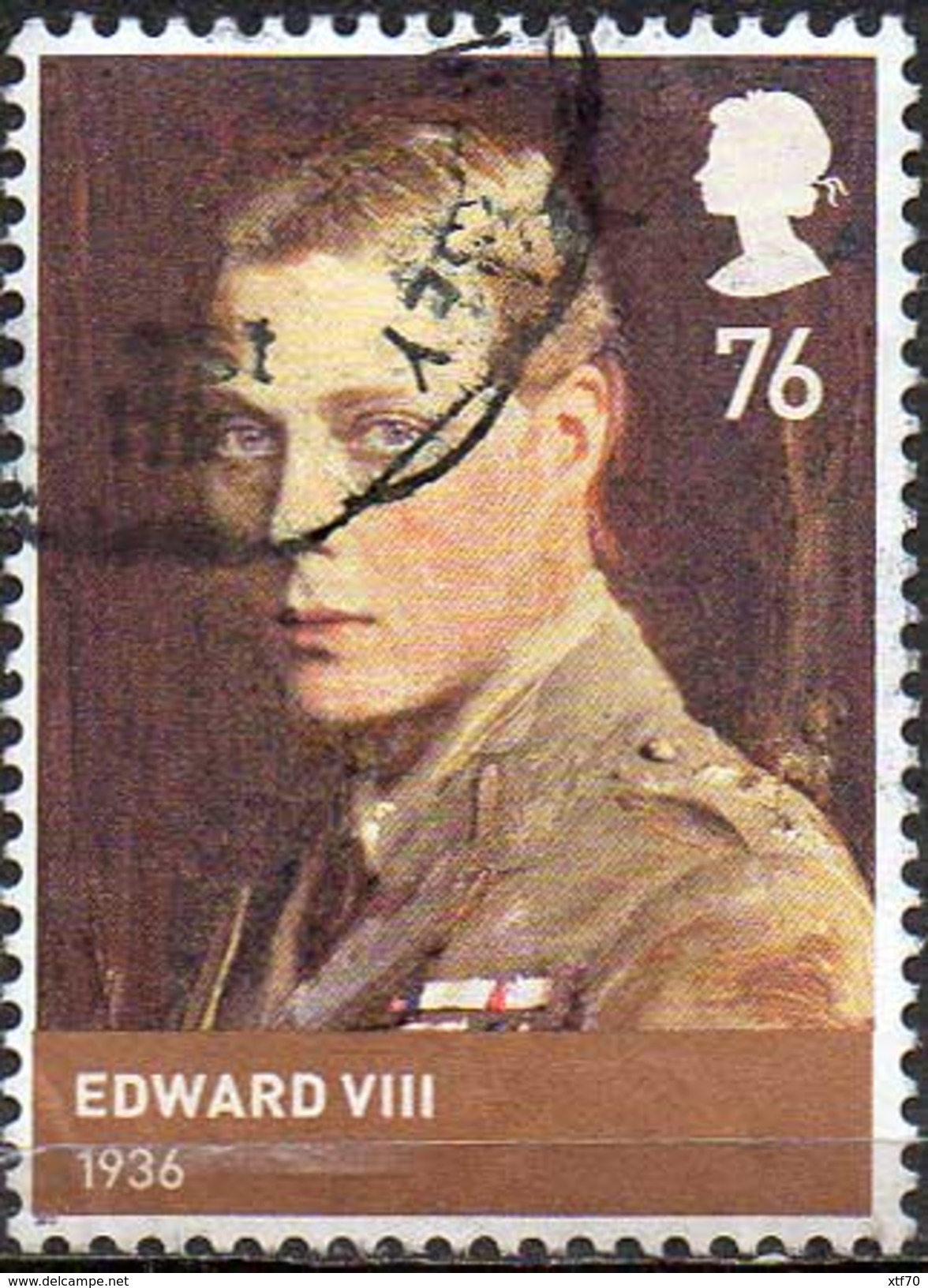 GREAT BRITAIN 2012 The House Of Windsor: 76p Edward VIII - Used Stamps