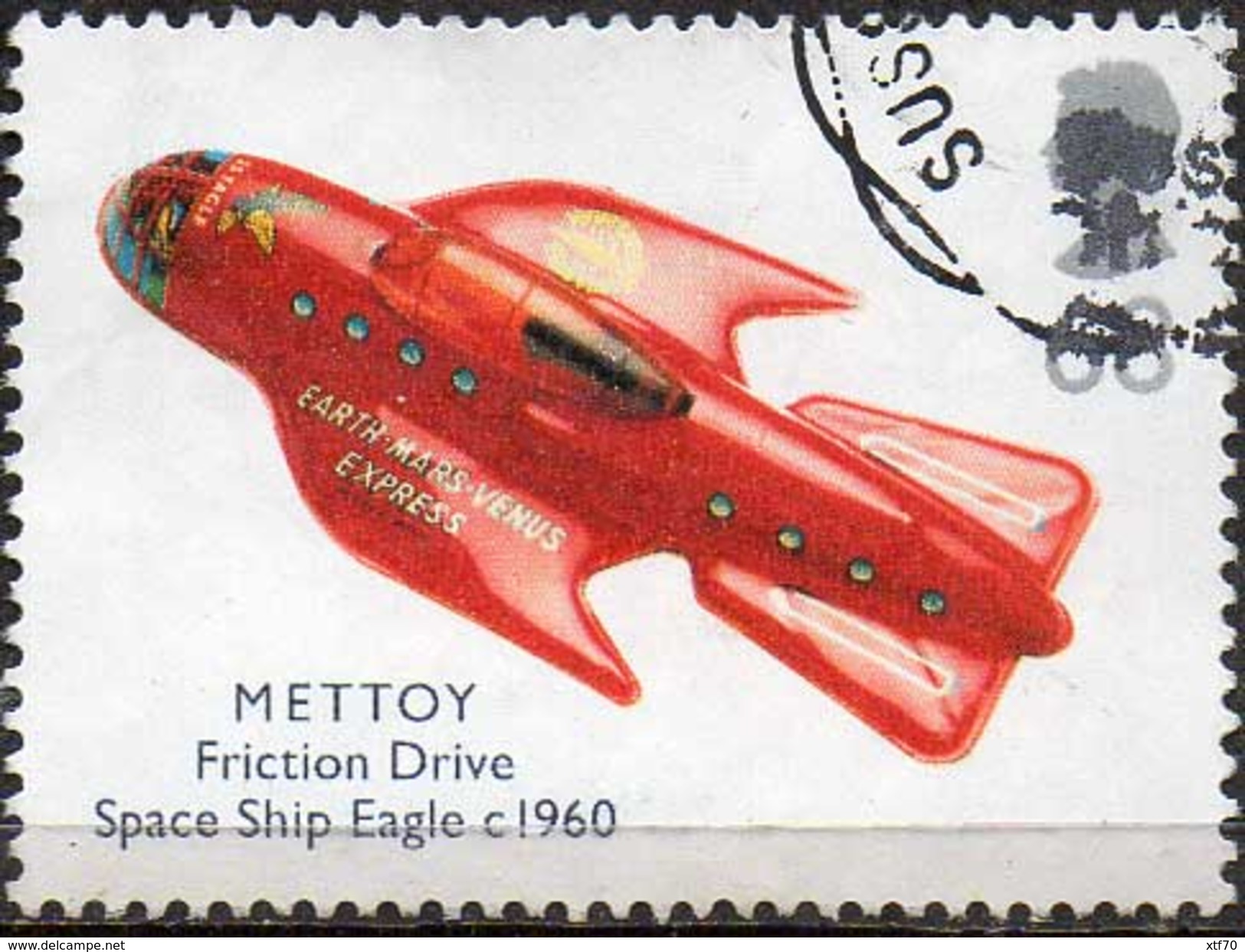 GREAT BRITAIN 2003 Classic Transport Toys: 68p Mettoy Space Ship 'Eagle' - Oblitérés