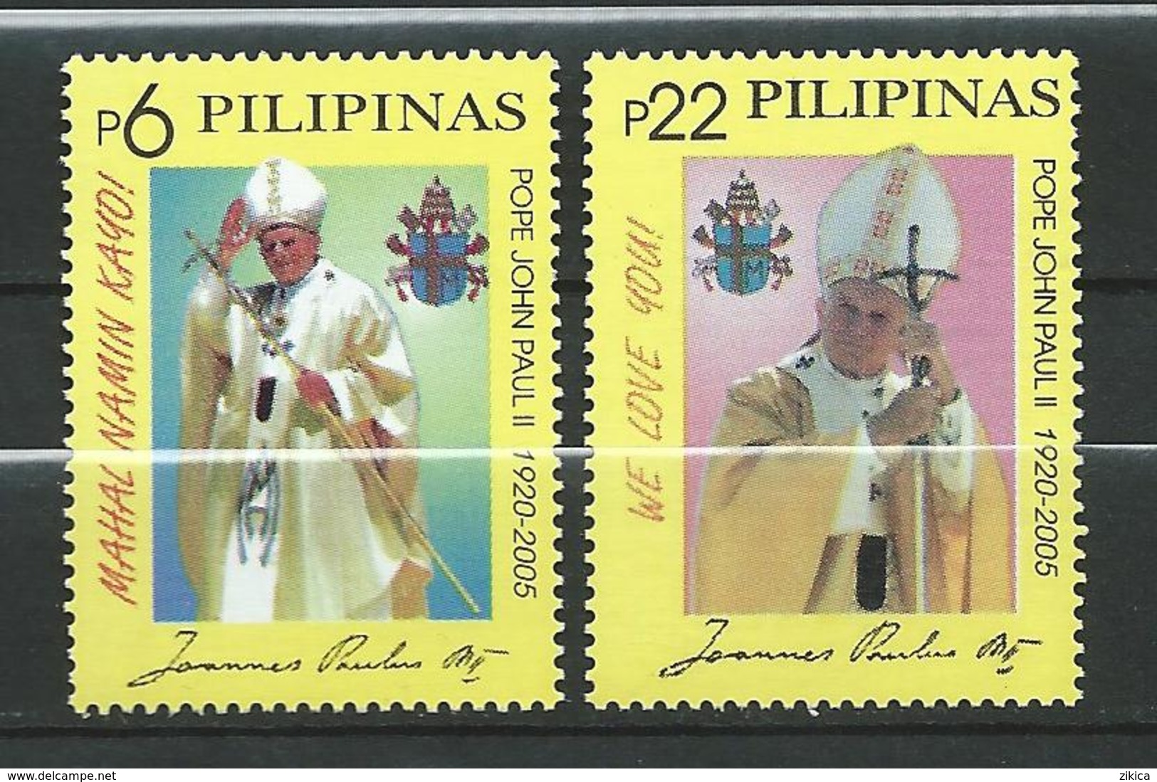 Philippines 2005 Tribute To Pope John Paul II, 1920-2005.MNH - Filippijnen