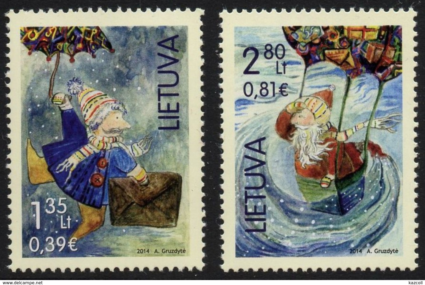 Lithuania. Lituania. Litauen. 2014.  Merry Christmas.  MNH** - Litauen