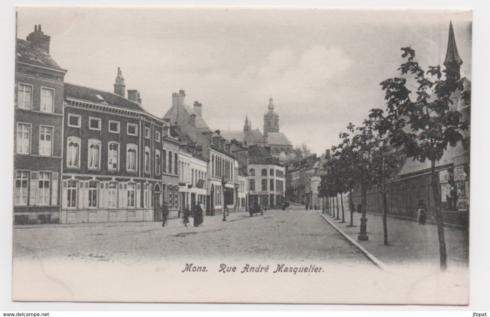 BELGIQUE - MONS Rue André Masquelier, Pionnière - Mons