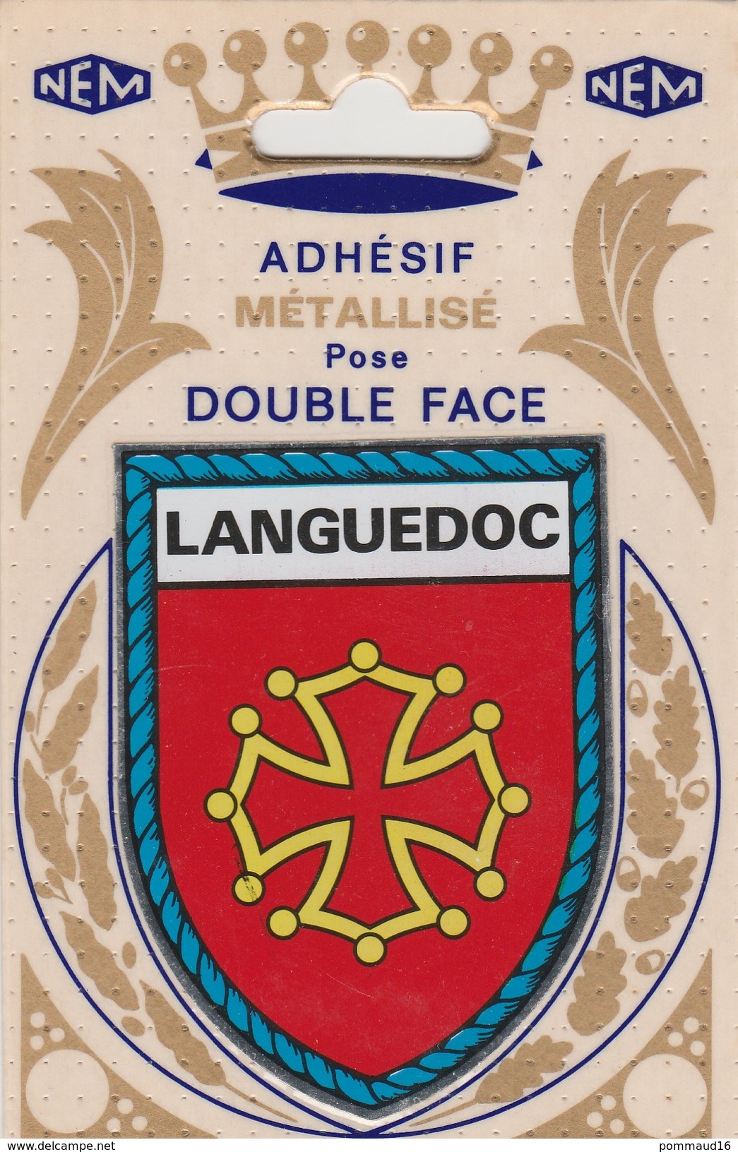 CPM Blason Adhésif Languedoc - Languedoc-Roussillon