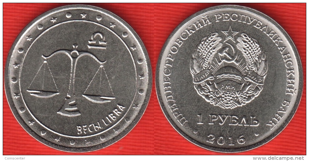 Transnistria 1 Rouble 2016 "Zodiac Series - Libra" UNC - Moldawien (Moldau)