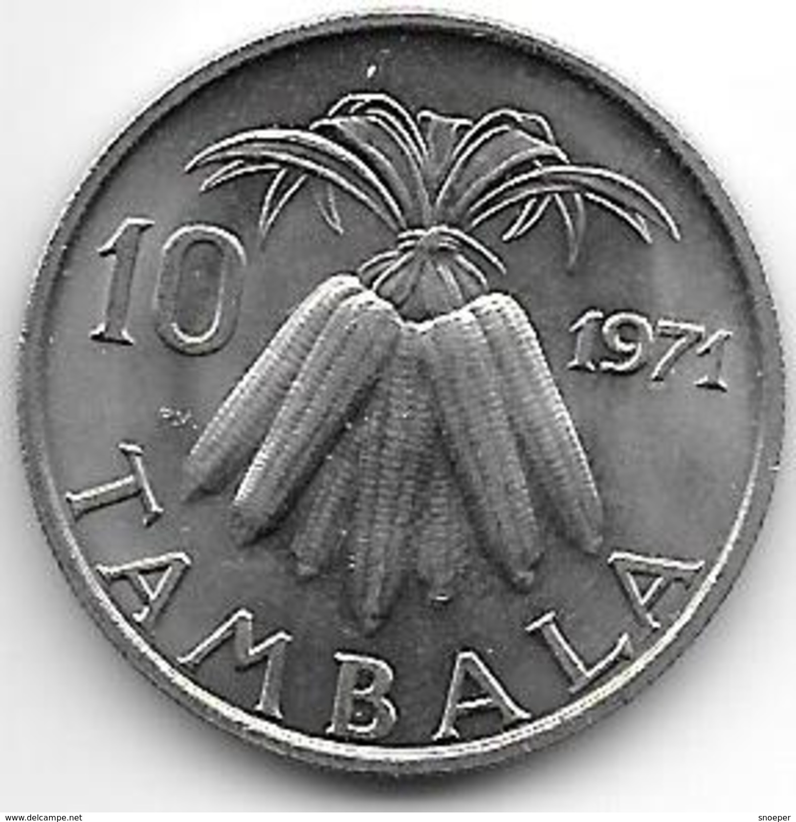 *malawi 10 Tambala 1971  Km 10.1  Unc !!!!!! - Malawi