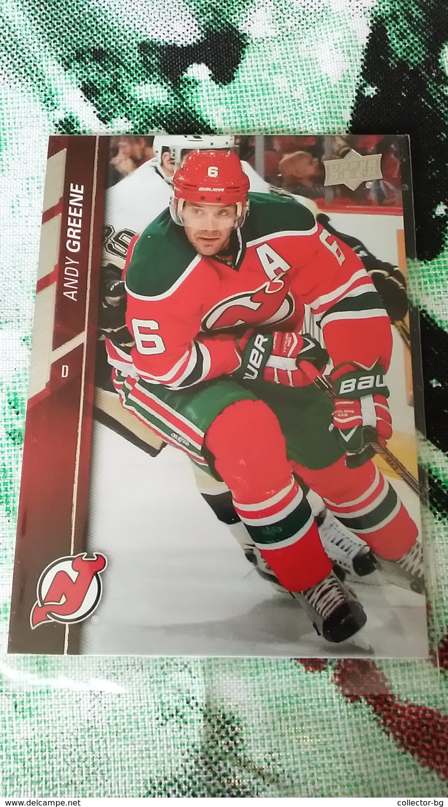 RARE ANDY GREEN 2015 NHL HOCKER COLLECTABLE ORIGINAL CARD HOLOGRAM STICKER UPPER DECK - 2000-Aujourd'hui