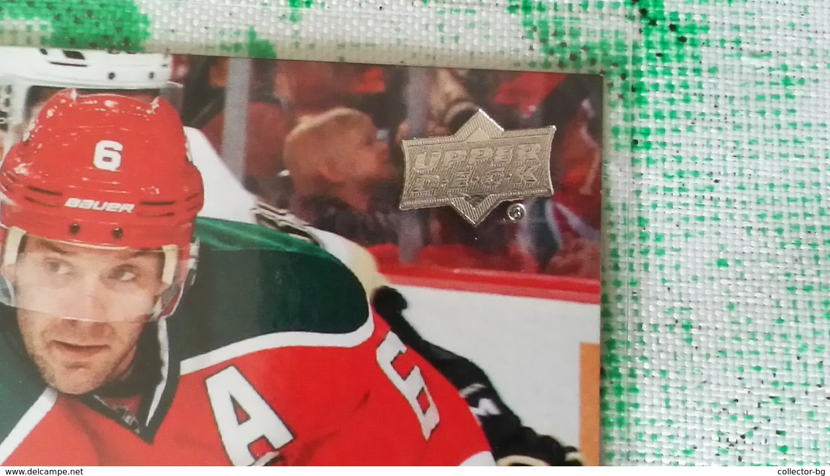 RARE ANDY GREEN 2015 NHL HOCKER COLLECTABLE ORIGINAL CARD HOLOGRAM STICKER UPPER DECK - 2000-Now