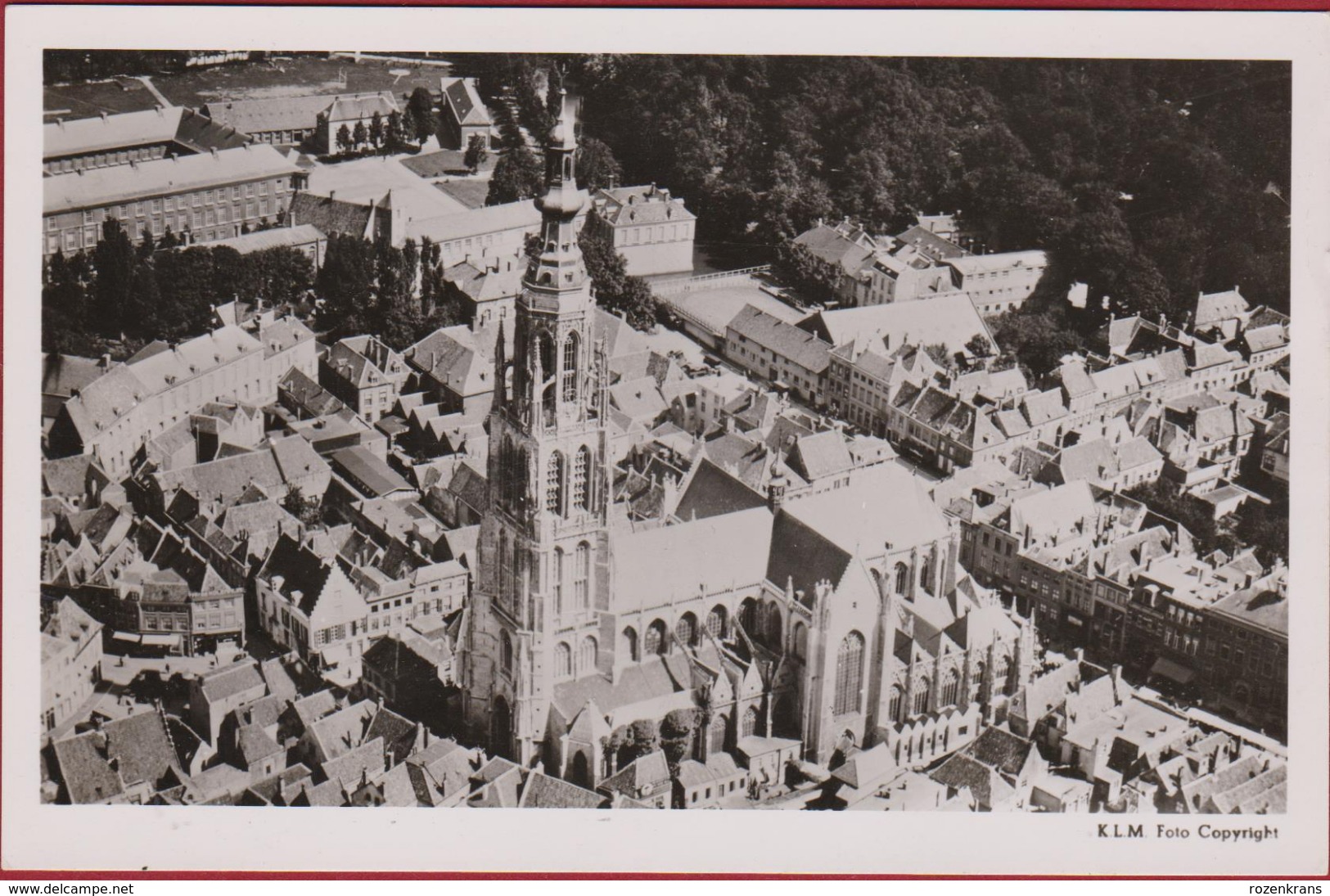 Breda Grote Kerk Klm Panorama Luchtfoto Fototechnisch Bedrijf Schiphol - Breda