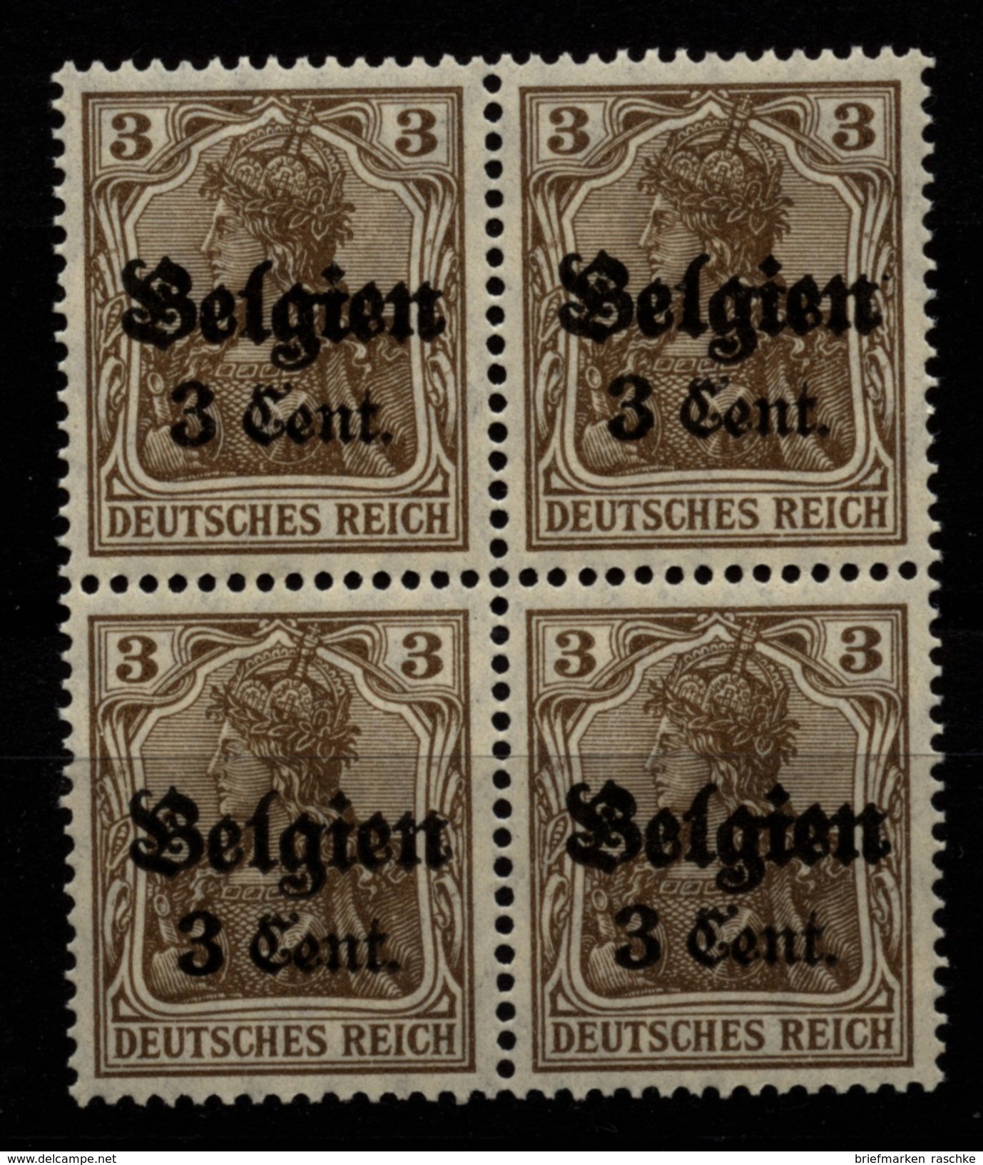 Belgien,11aIII,VB,xx,gep. - Bezetting 1914-18