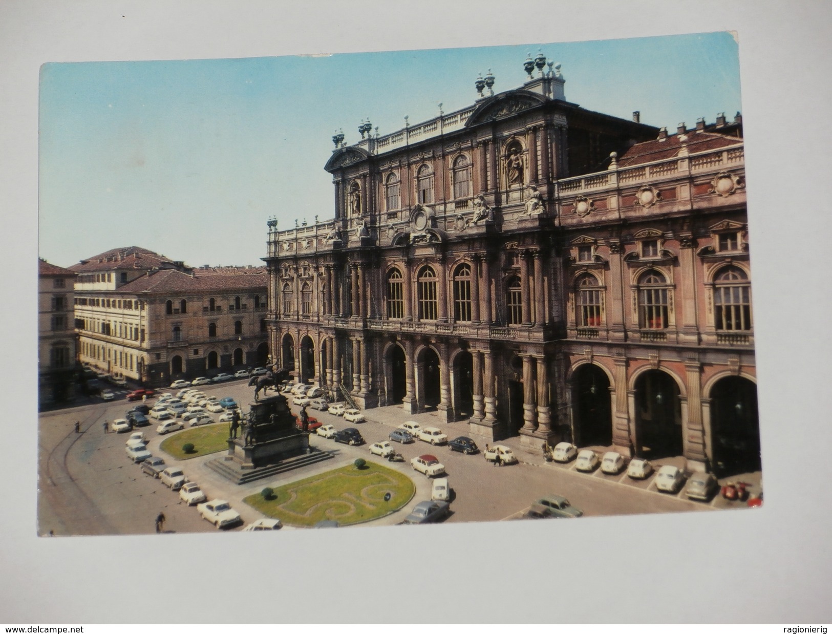 TORINO - Piazza Accademia Albertina - Palazzo Carignano - 1964 - Palazzo Carignano