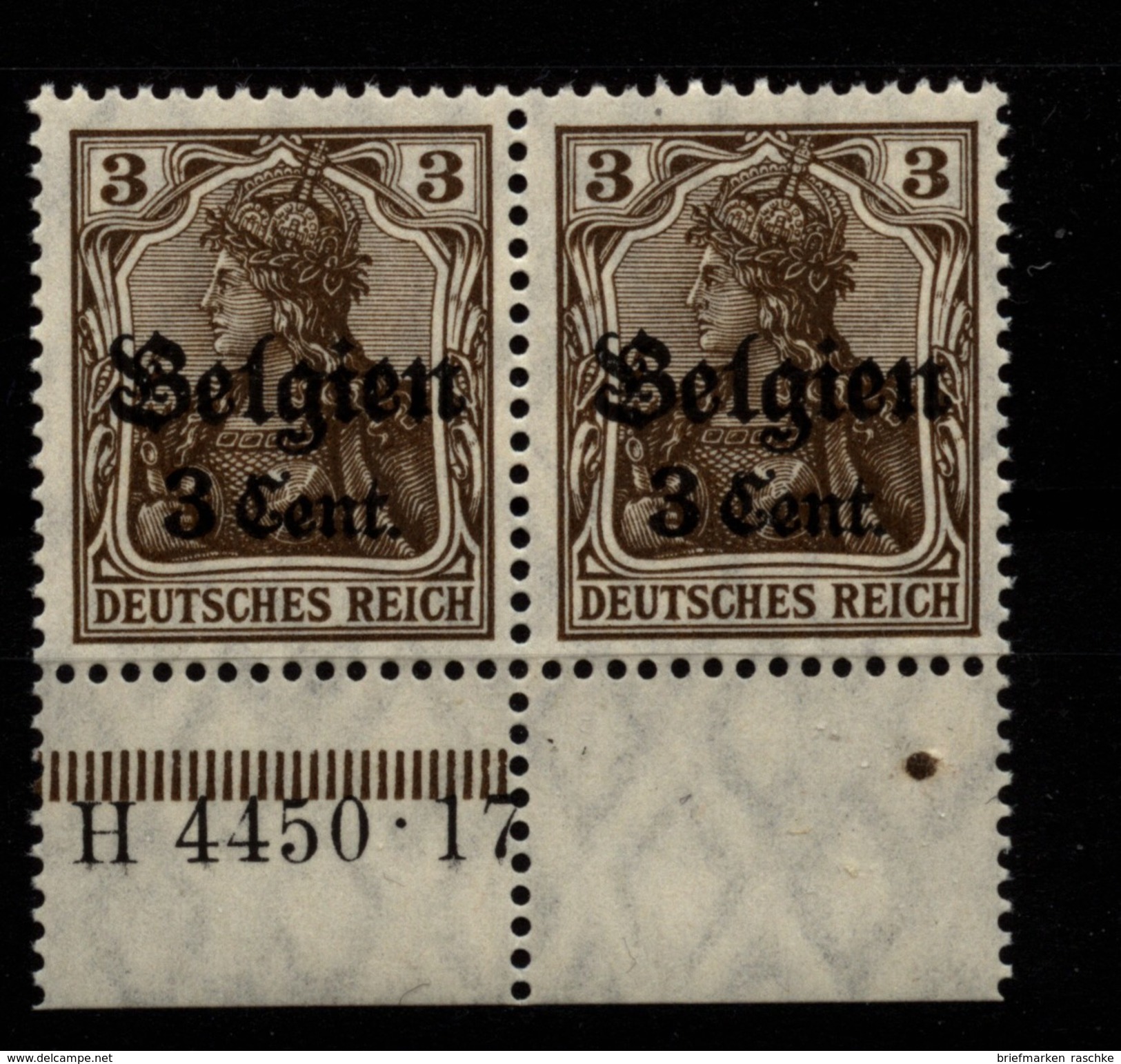 Belgien,11aI,4450.17,xx - Besetzungen 1914-18