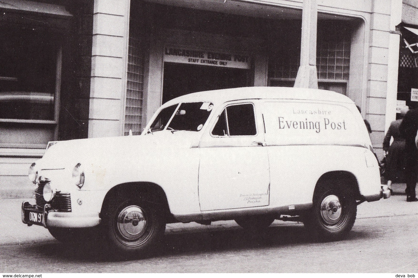 Postcard Standard Vanguard Van Lancashire Evening Post Preston Billingham Card - Trucks, Vans &  Lorries