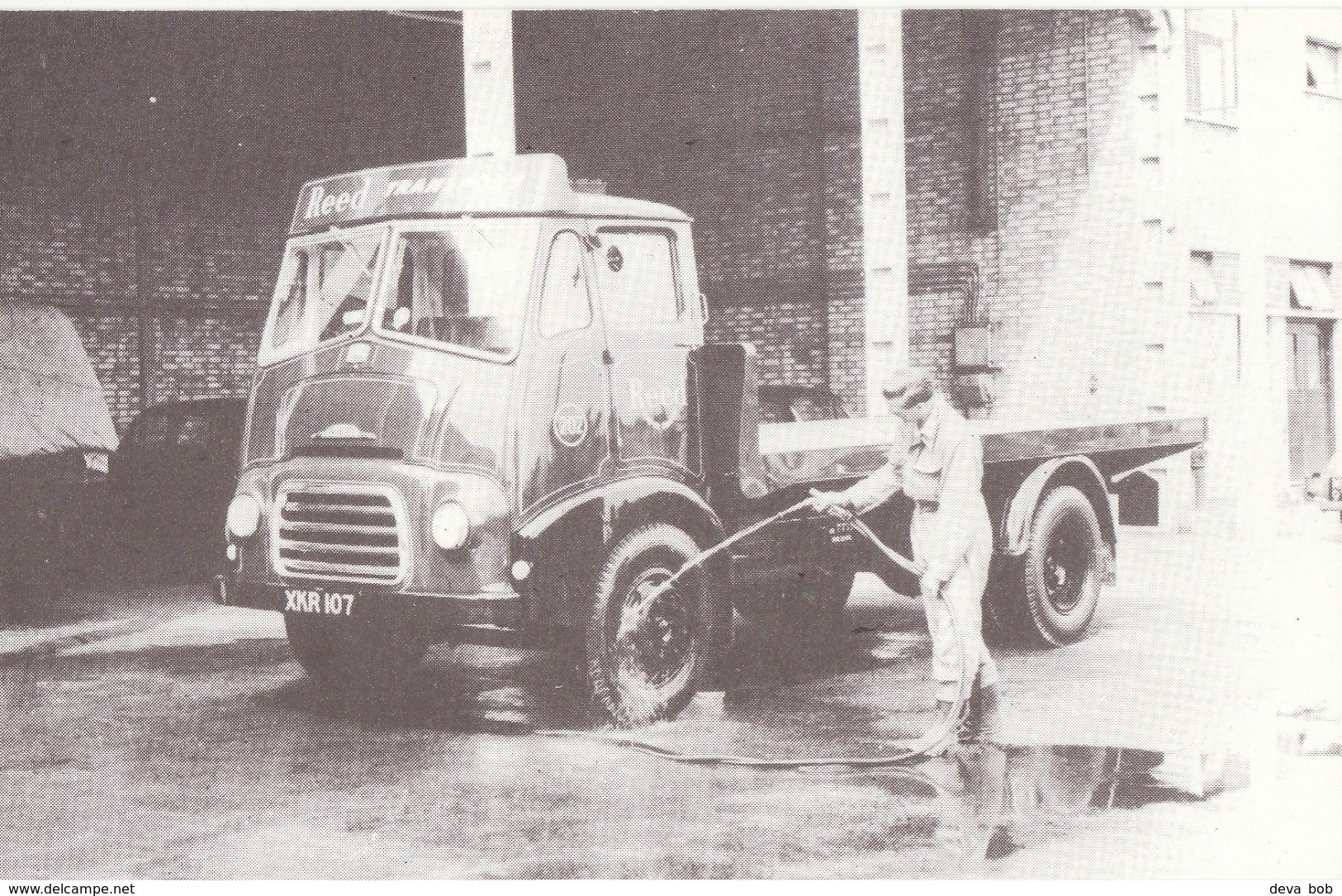 Postcard BMC Flatbed Lorry Reed Paper Group Aylesford Kent Billingham Card - Trucks, Vans &  Lorries