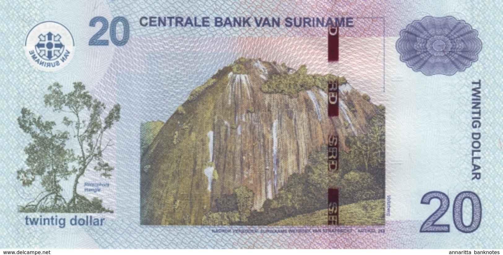 SURINAME 20 DOLLARS 2010 P-164a NEUF [SR547a] - Surinam