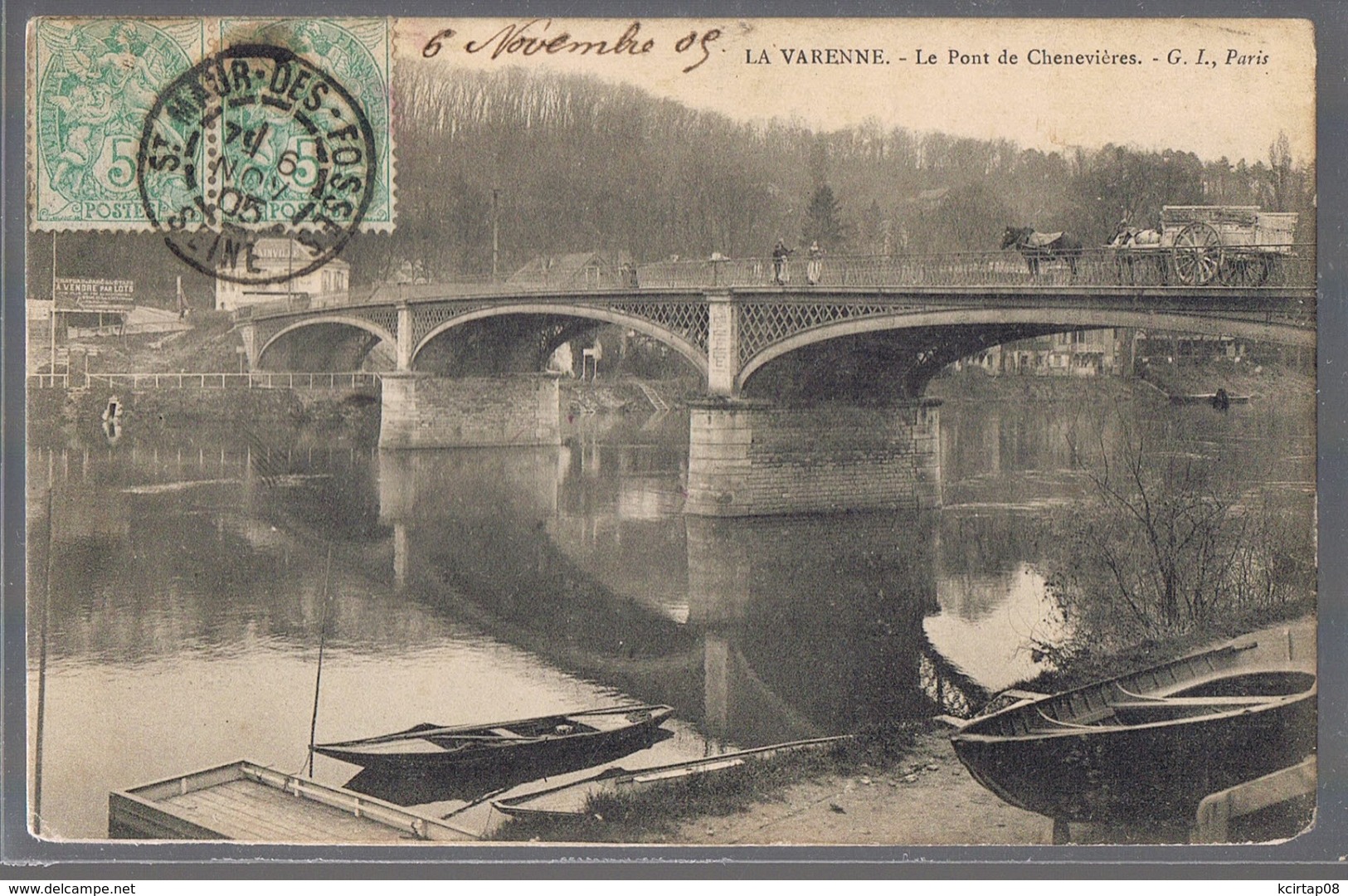 LA VARENNE . Le Pont De Chenevières . - Autres & Non Classés