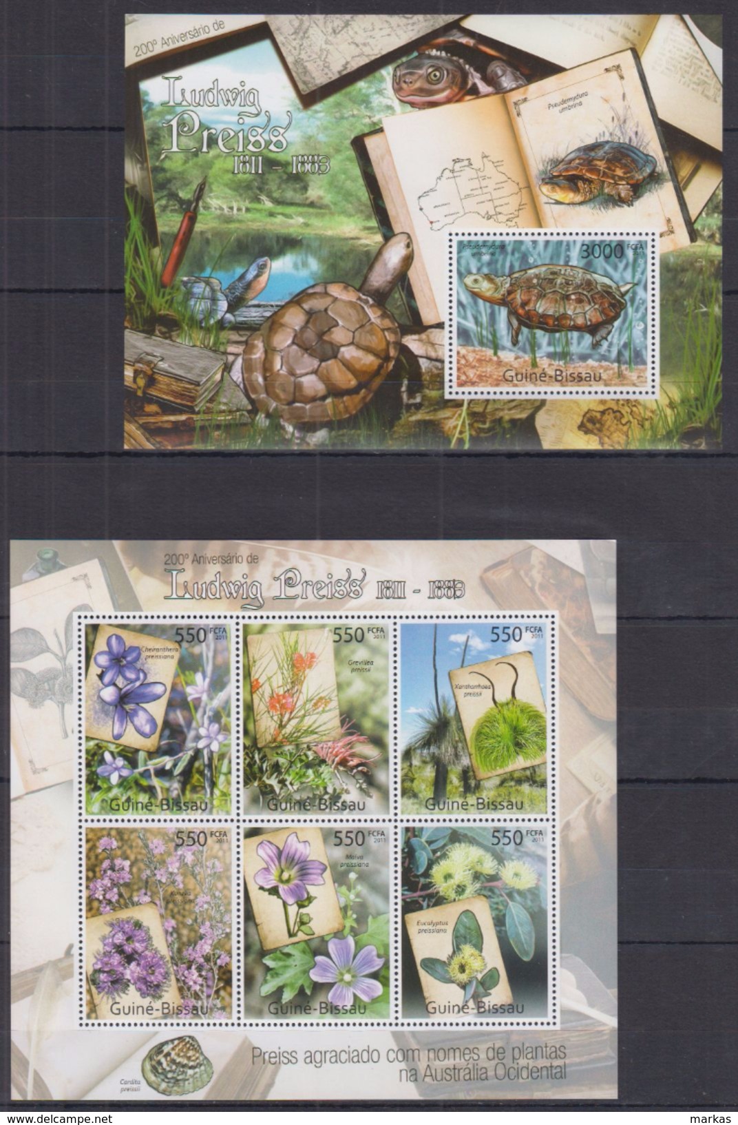 GG32 Guinea-Bissau - MNH - Plants - Flowers - Sonstige & Ohne Zuordnung