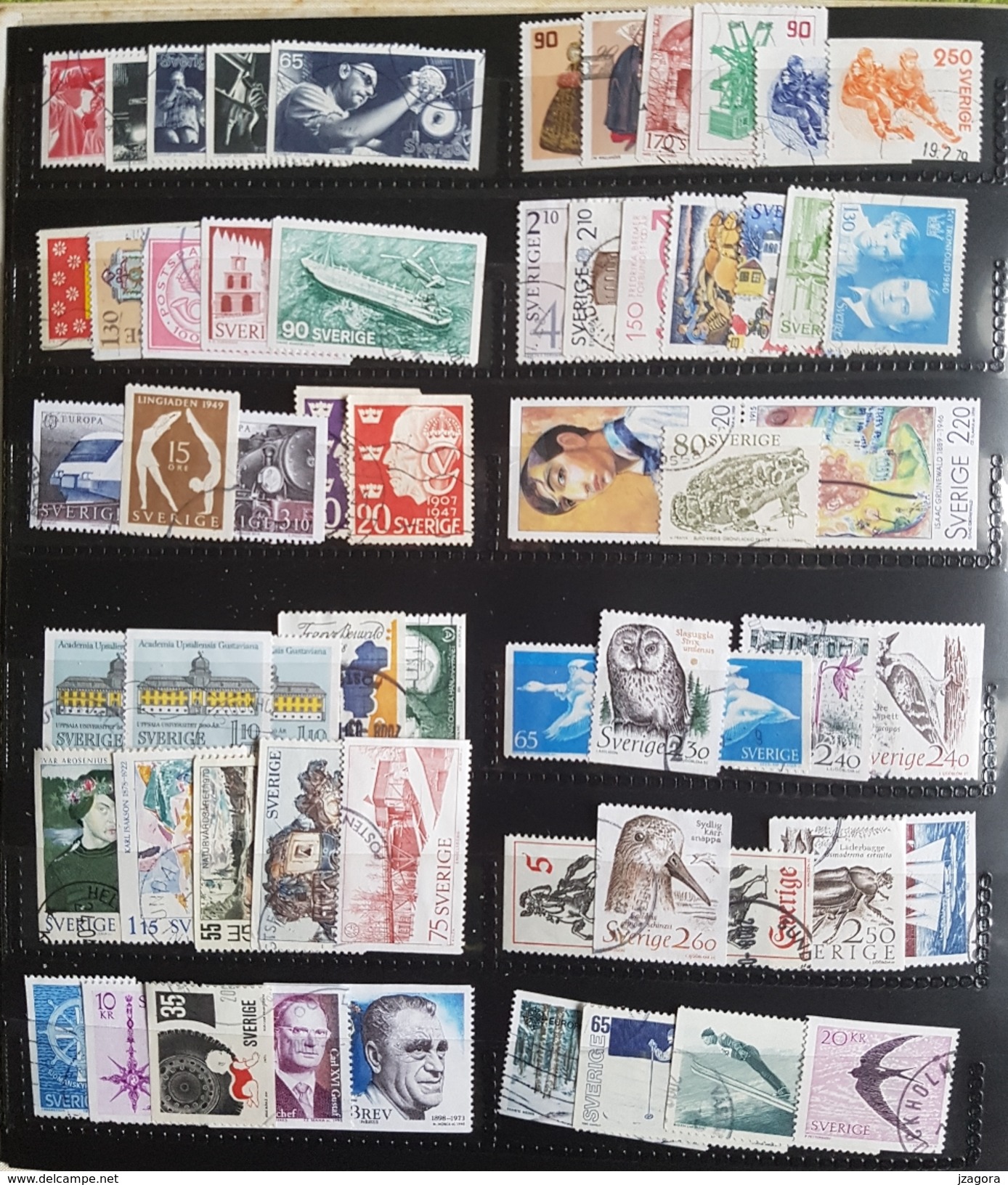 SWEDEN 60 DIFFERENT USED STAMPS - Oblitérés