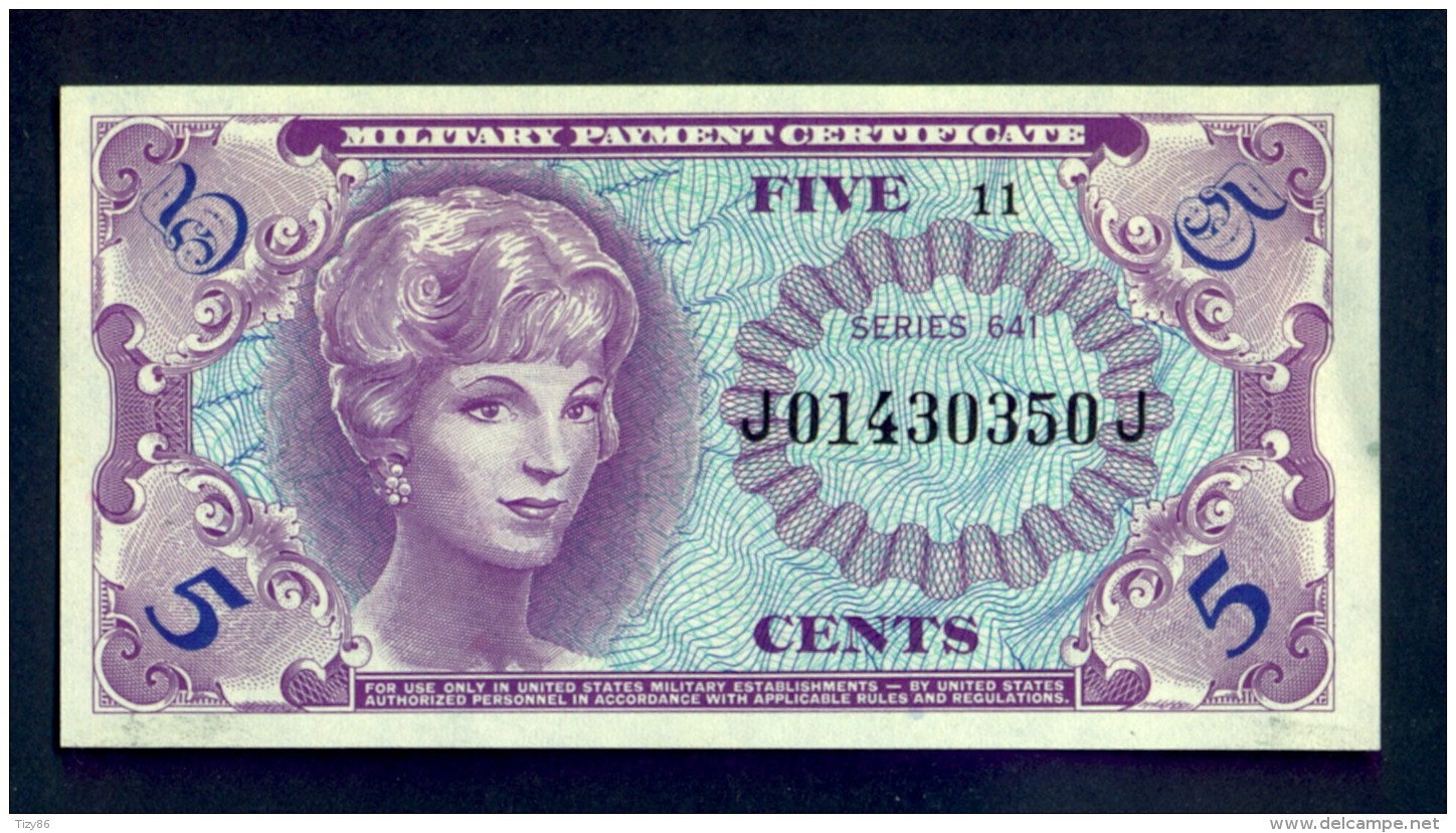 Banconota Stati Uniti U.S.A. 5 Cents -  MPC - Serie 641 FDS - Autres & Non Classés