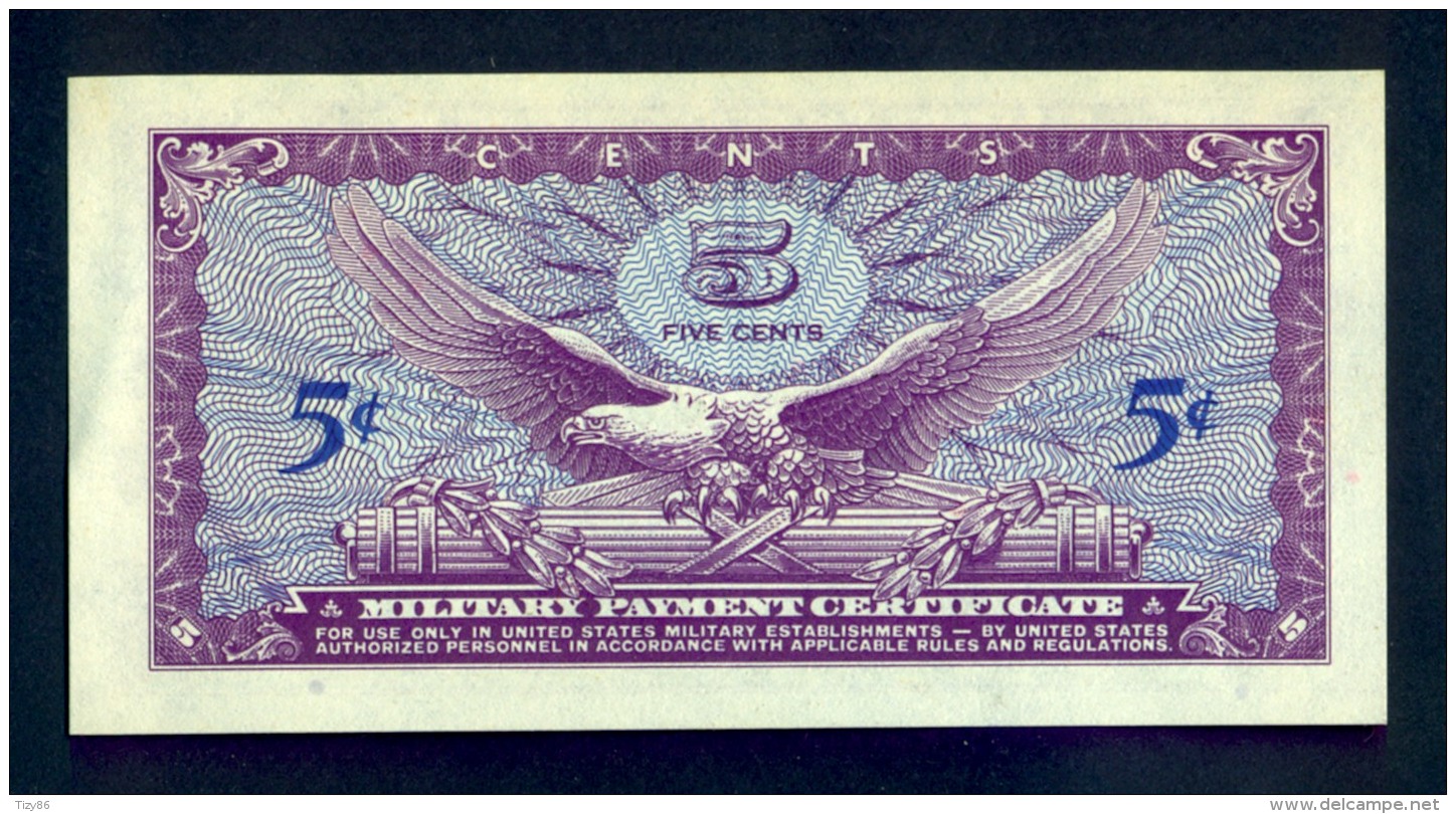 Banconota Stati Uniti U.S.A. 5 Cents -  MPC - Serie 641 FDS - Autres & Non Classés