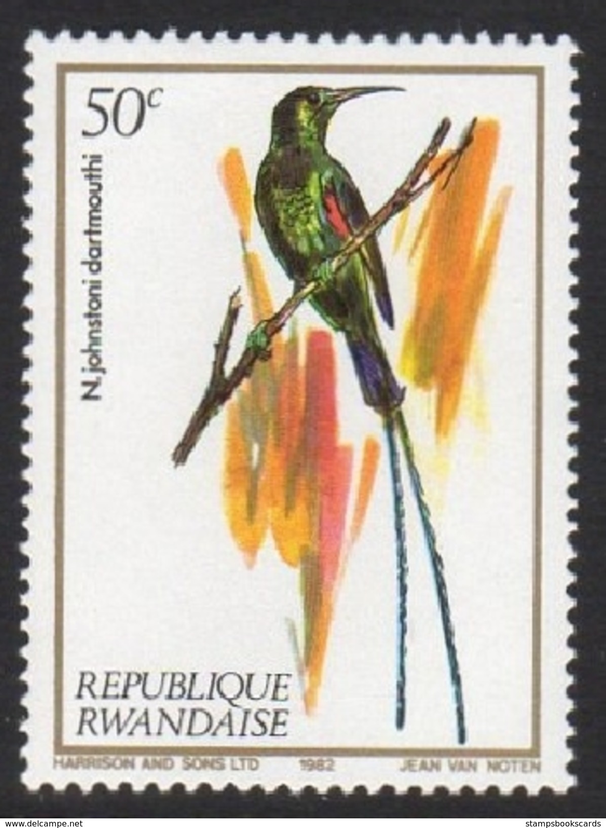 N. Johnstoni Dartmouthi Mounted Mint Stamp - Uccelli Canterini Ed Arboricoli