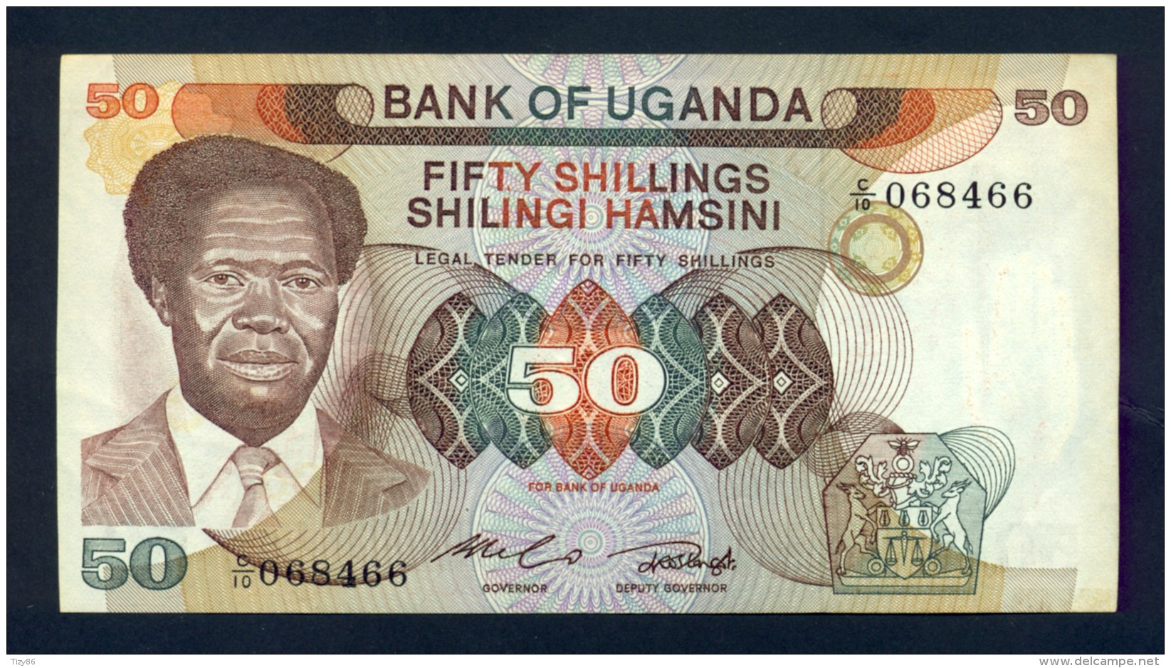 Banconota Uganda 50 Shillings 1985 FDS - Uganda